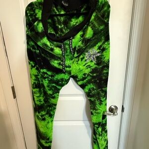 Blackcraft Cult Green and Black Joggers